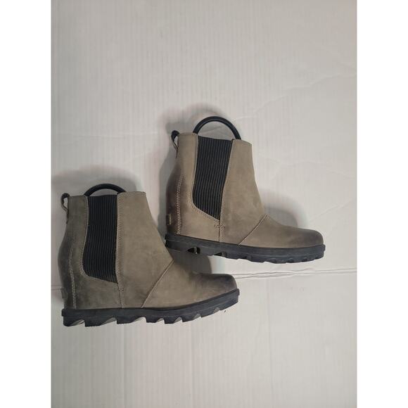 Sorel Womens Joan Of Arctic Wedge II Chelsea Boots (NL3022-052) size 9.5 Gray - Picture 9 of 10